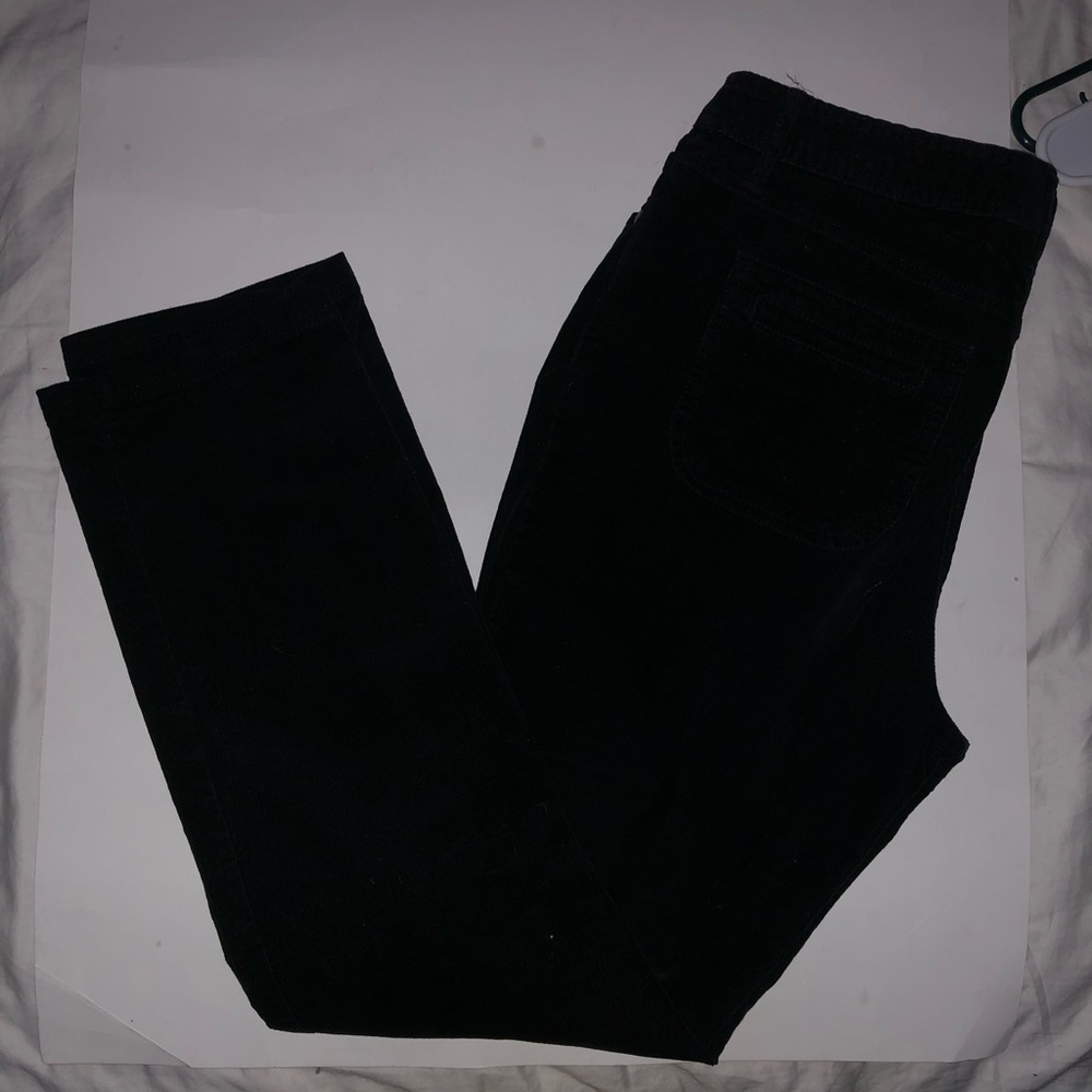 Black Velvet Pants